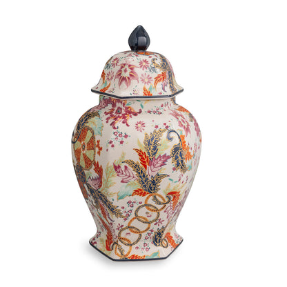 Tobacco Leaf Hex Jar