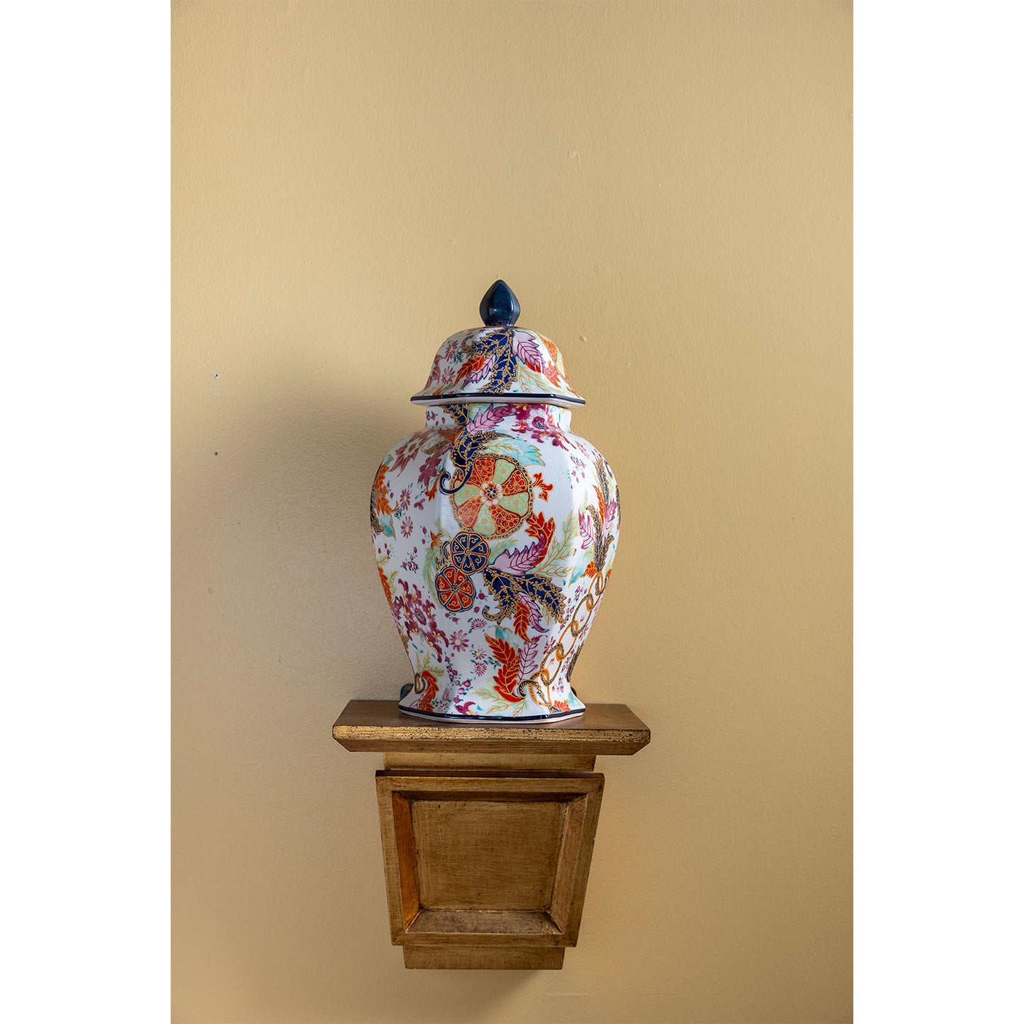 Tobacco Leaf Hex Jar