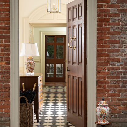 Tobacco Leaf Hex Jar