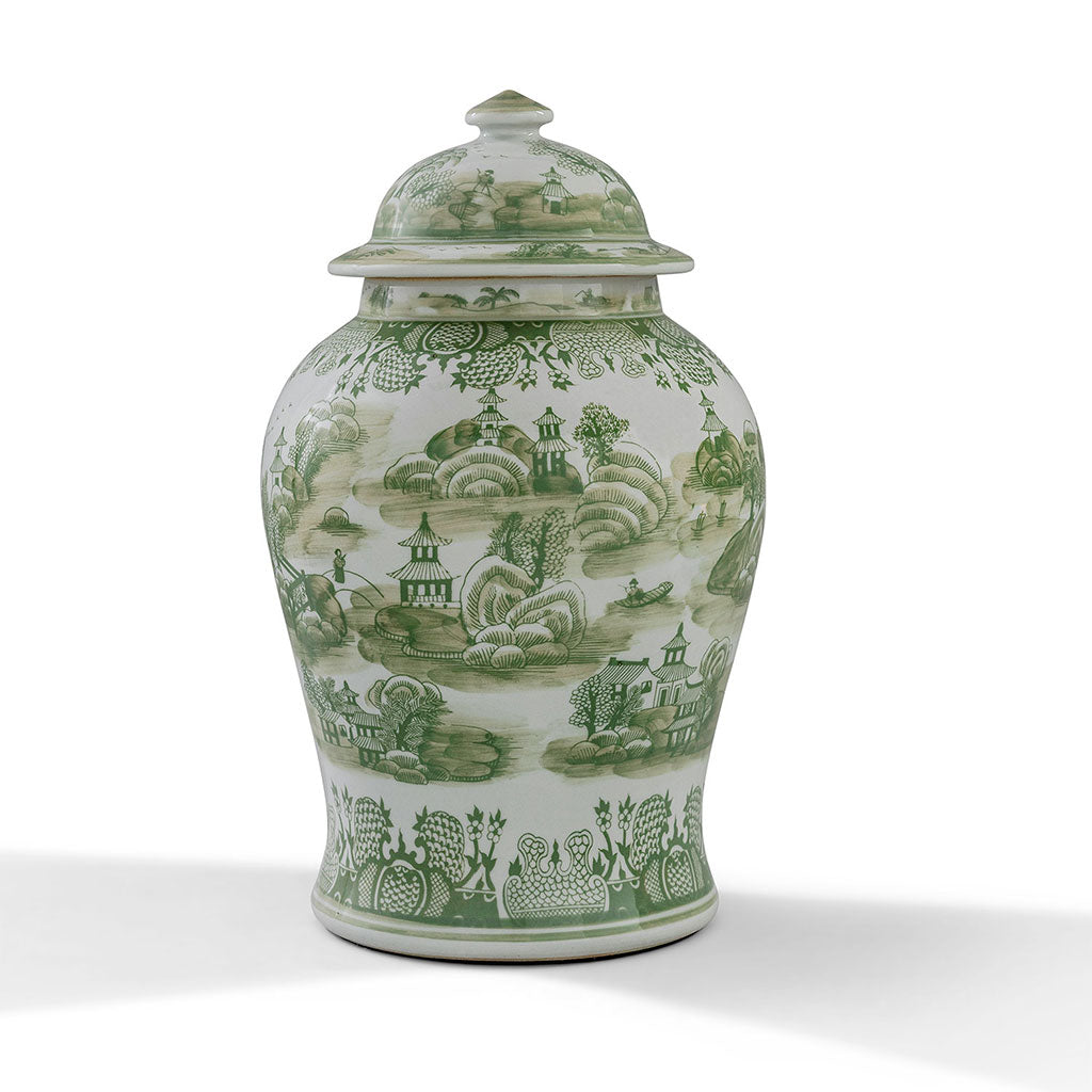 Green Willow Medium Jar