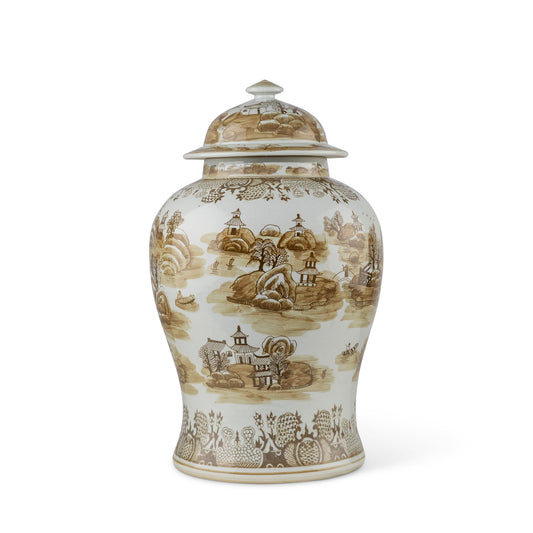 Brown Willow Medium Jar