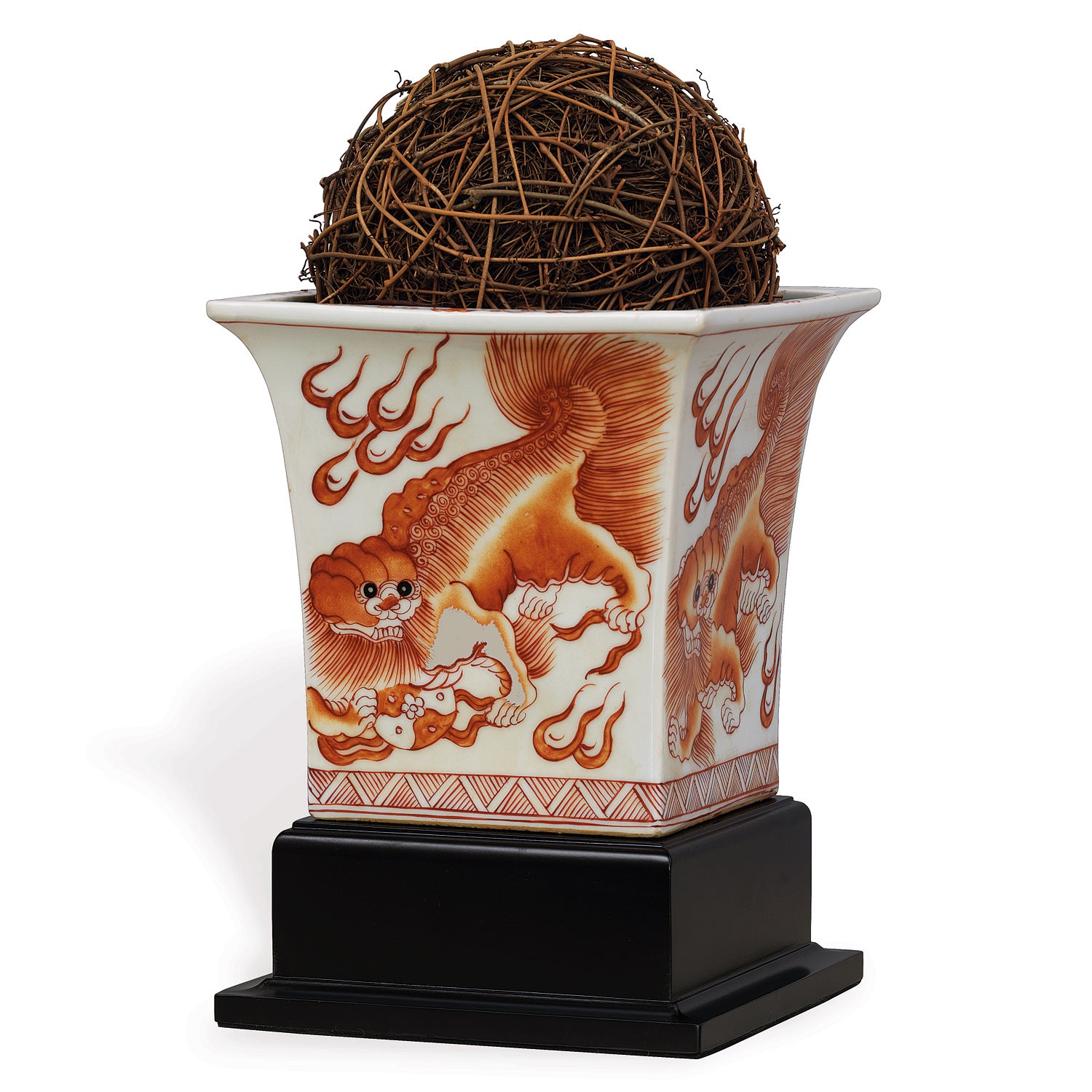Chow Spice Square Planter with Stand