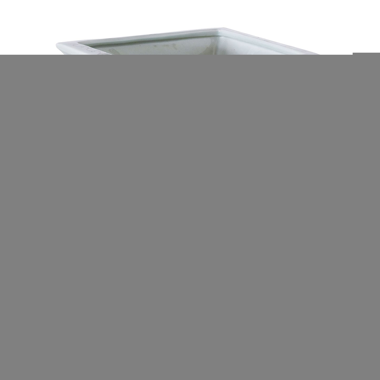 Chow Brown Square Planter with Stand