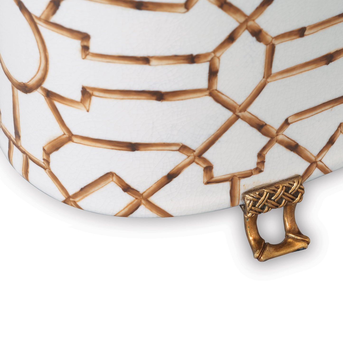 Baldwin White Oval Planter