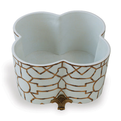 Scalamandre Baldwin Quatrefoil Planter