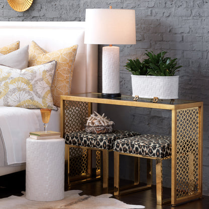 Sanibel Cream Oval Planter