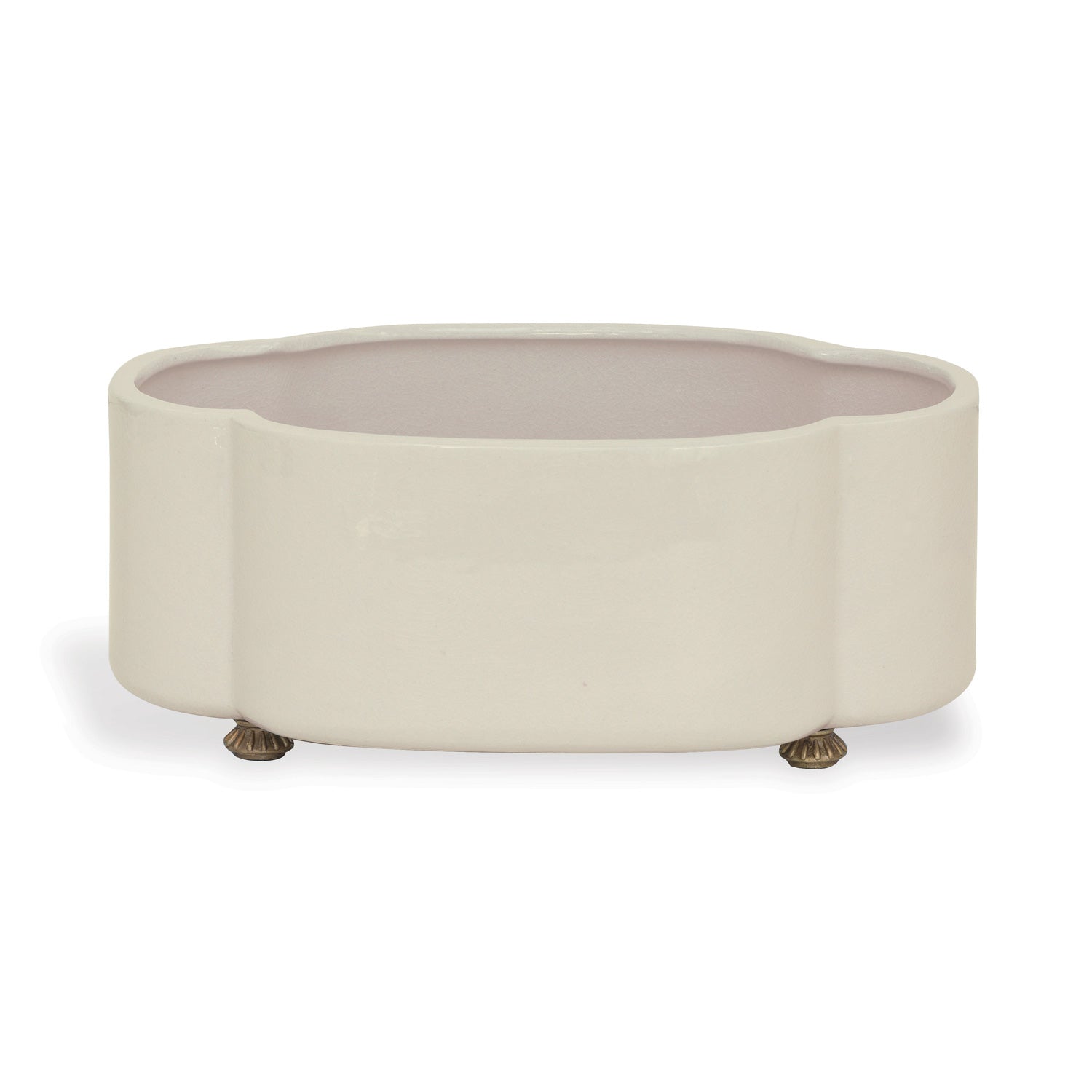 Carol Oval Cream Planter