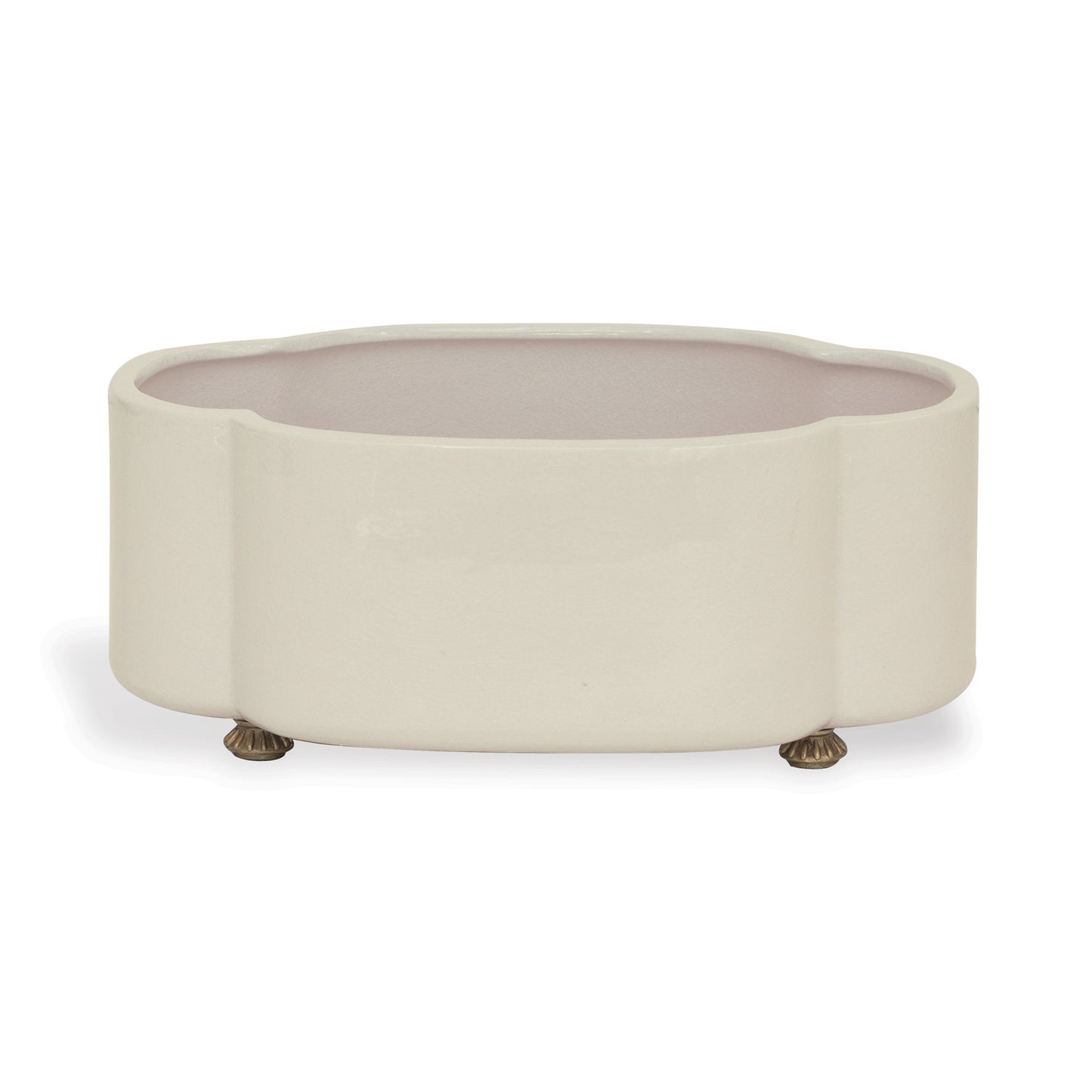 Carol Oval Cream Planter