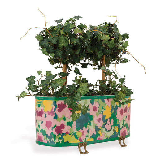 Rousham Green Oval Planter