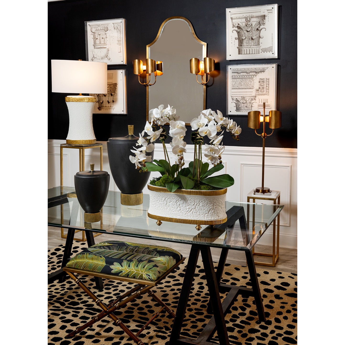 Bruner Cream Oval Planter