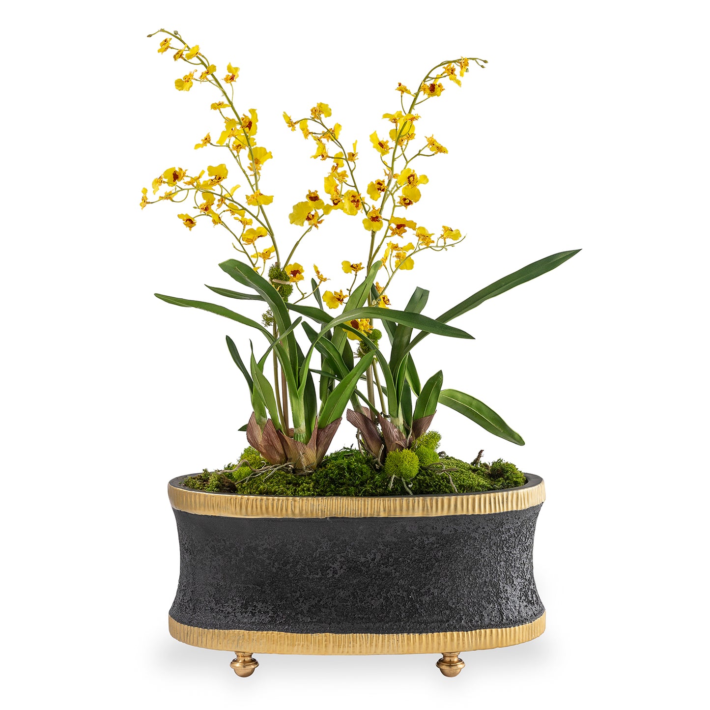 Bruner Black Oval Planter