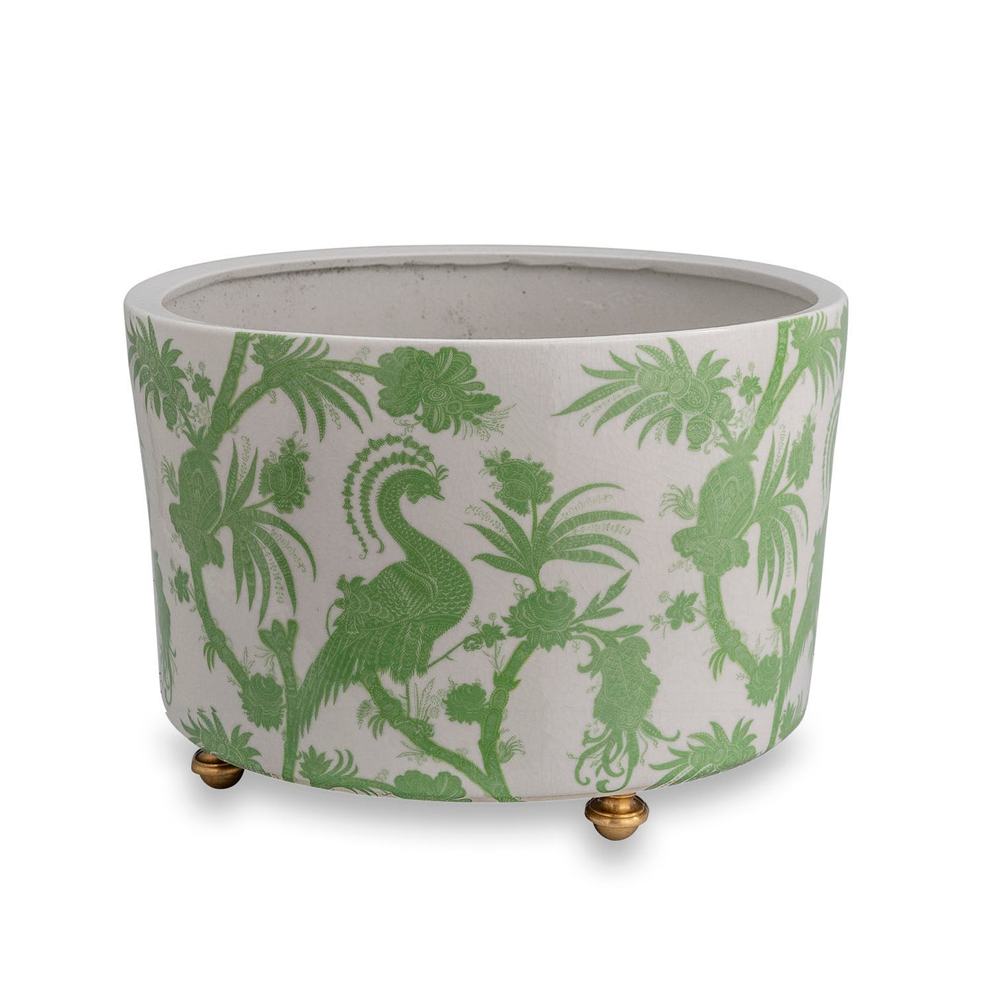 Balinese Peacock Green Center Basin