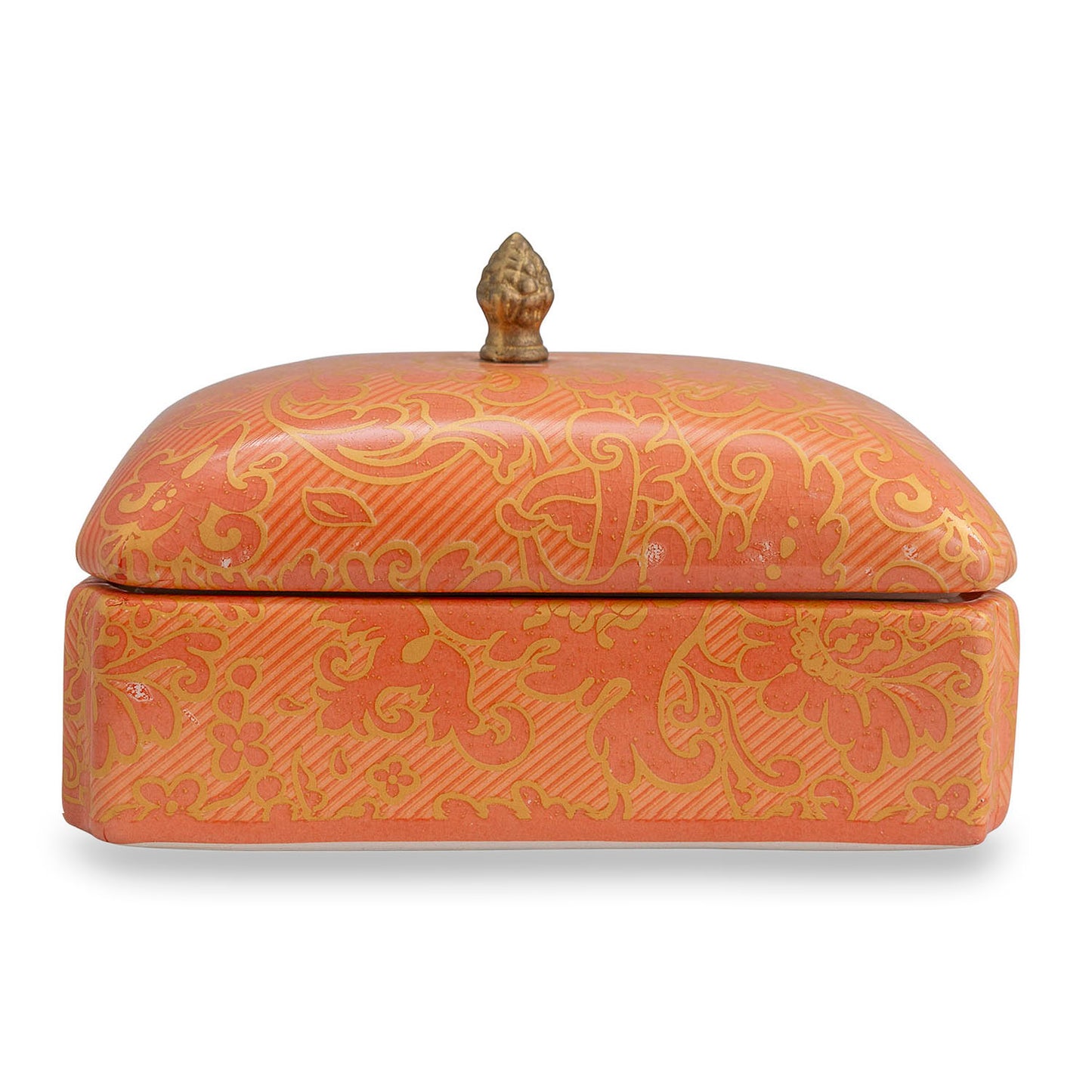 Richmond Damask Coral Box