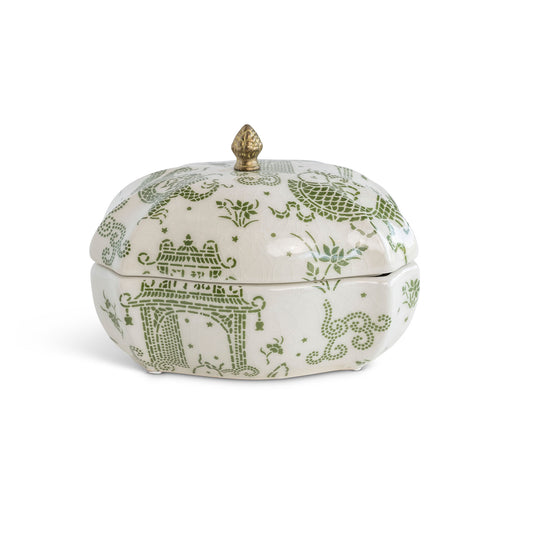Dragon Pagoda Green Box