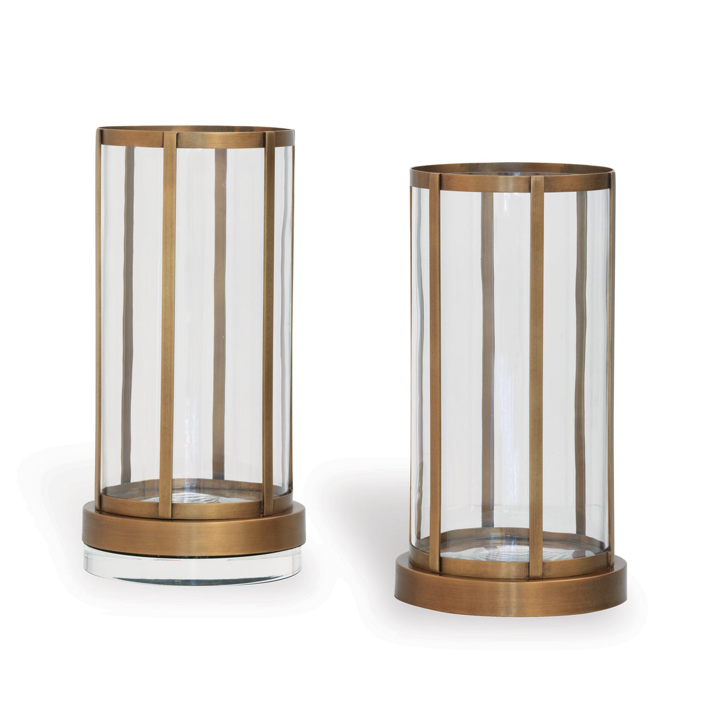 Edgewater Brass Vase/Hurricane