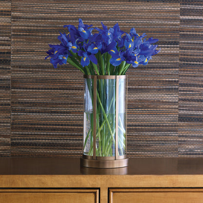 Edgewater Brass Vase/Hurricane