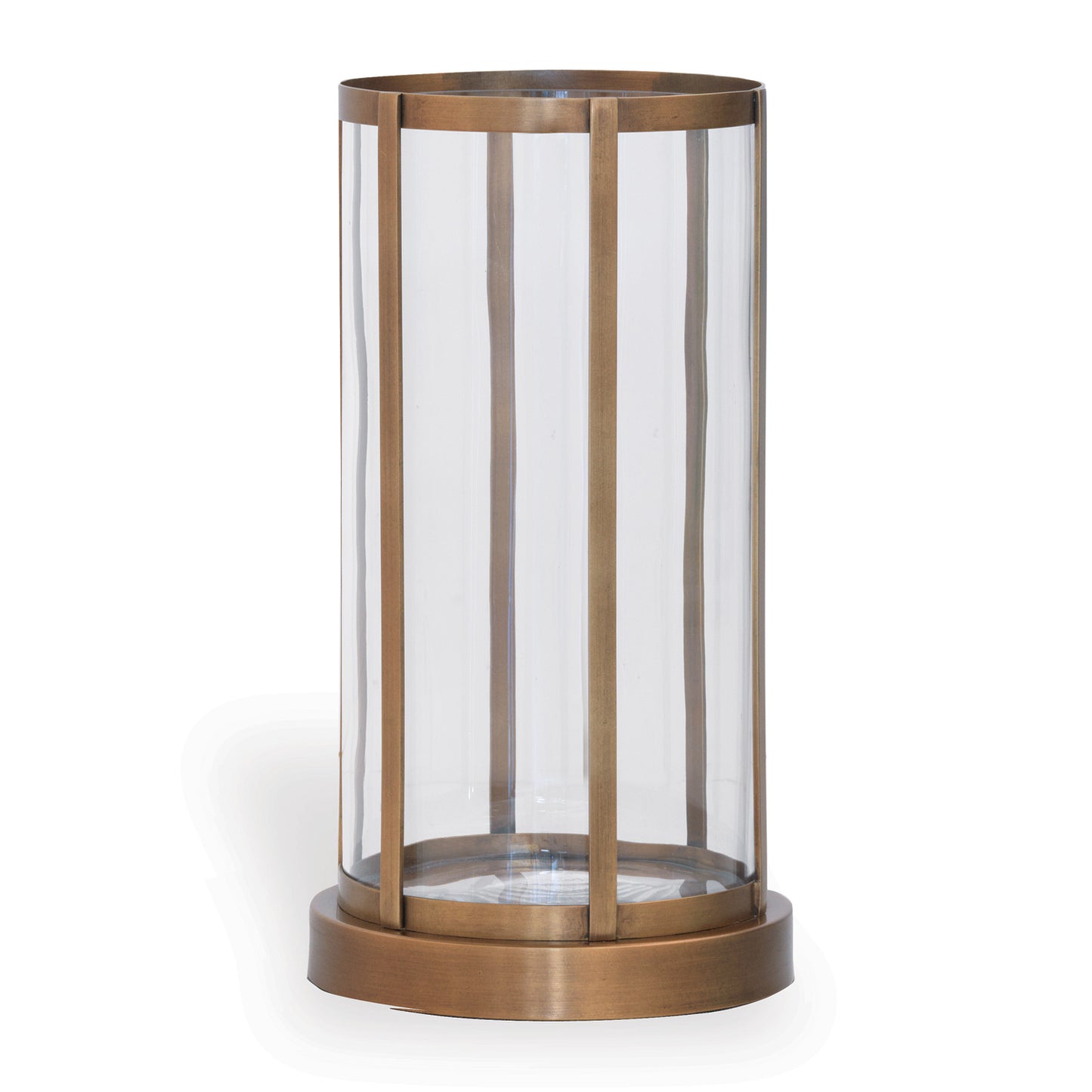 Edgewater Brass Vase/Hurricane