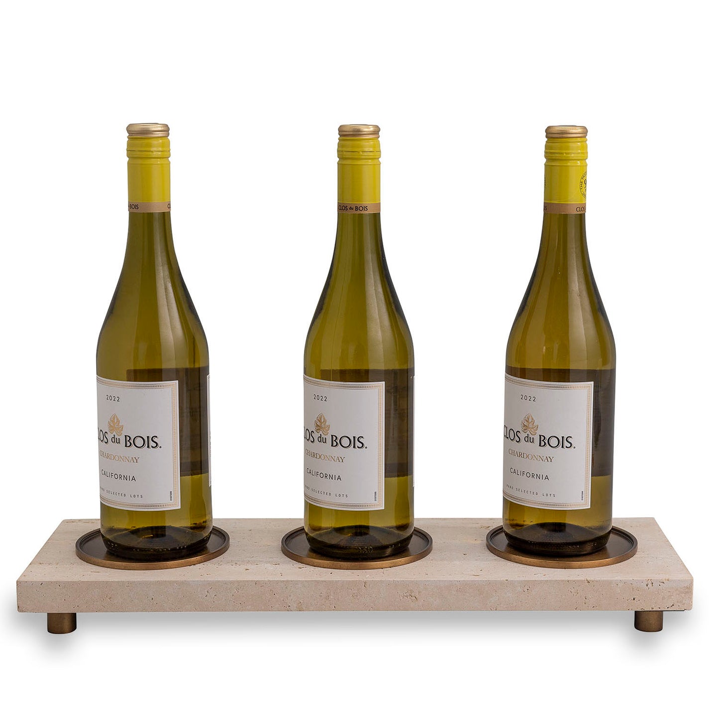 Tivoli Brass / Natural Candleholder