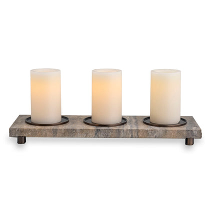 Tivoli Bronze / Gray Candleholder