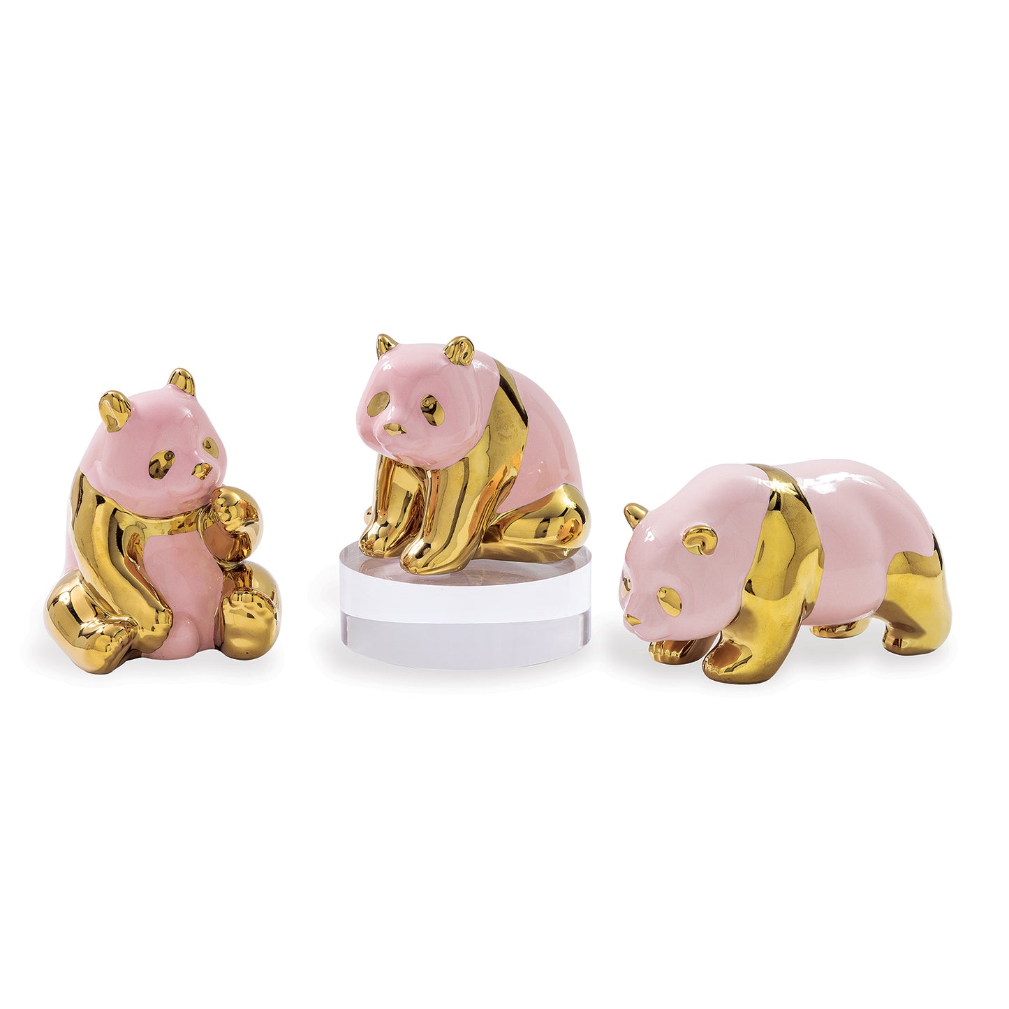 Panda Pink Objects (set/3)