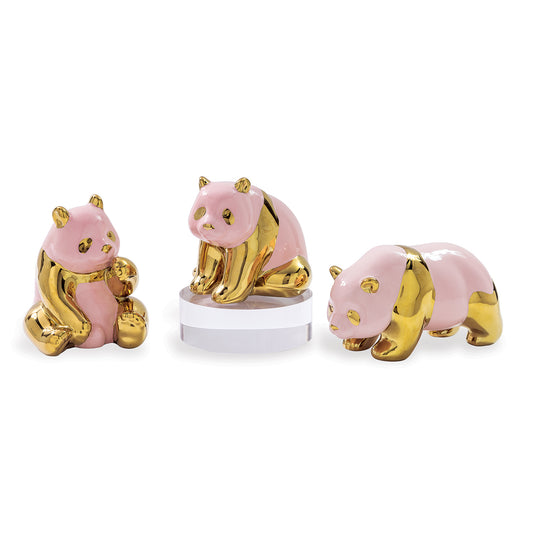 Panda Pink Objects (set/3)
