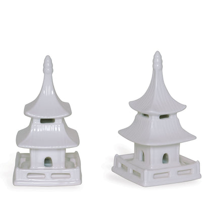 Pagoda Objects Short (set of 2)