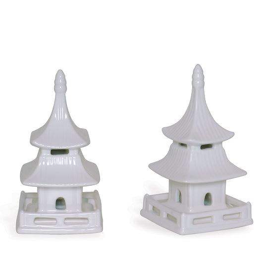 Pagoda Objects Short (set of 2)