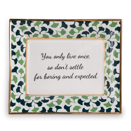 Don't Settle Plate (set of 2)