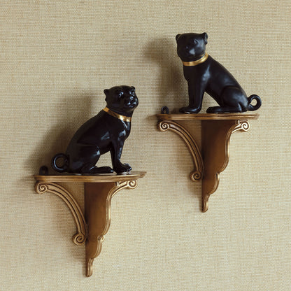 Cecil Black Pug Pair