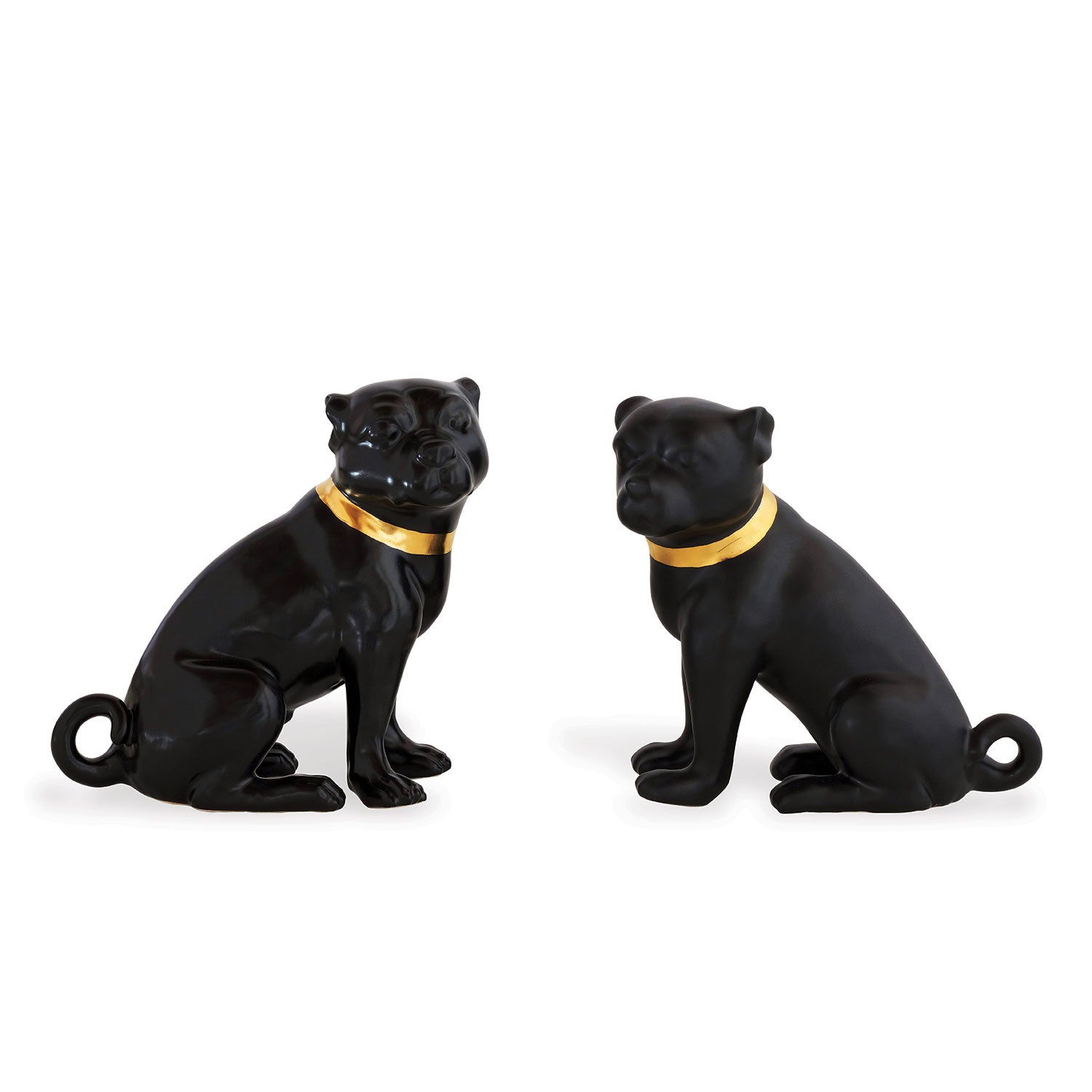 Cecil Black Pug Pair