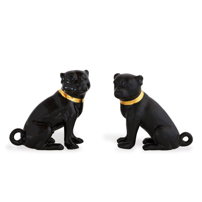 Cecil Black Pug Pair