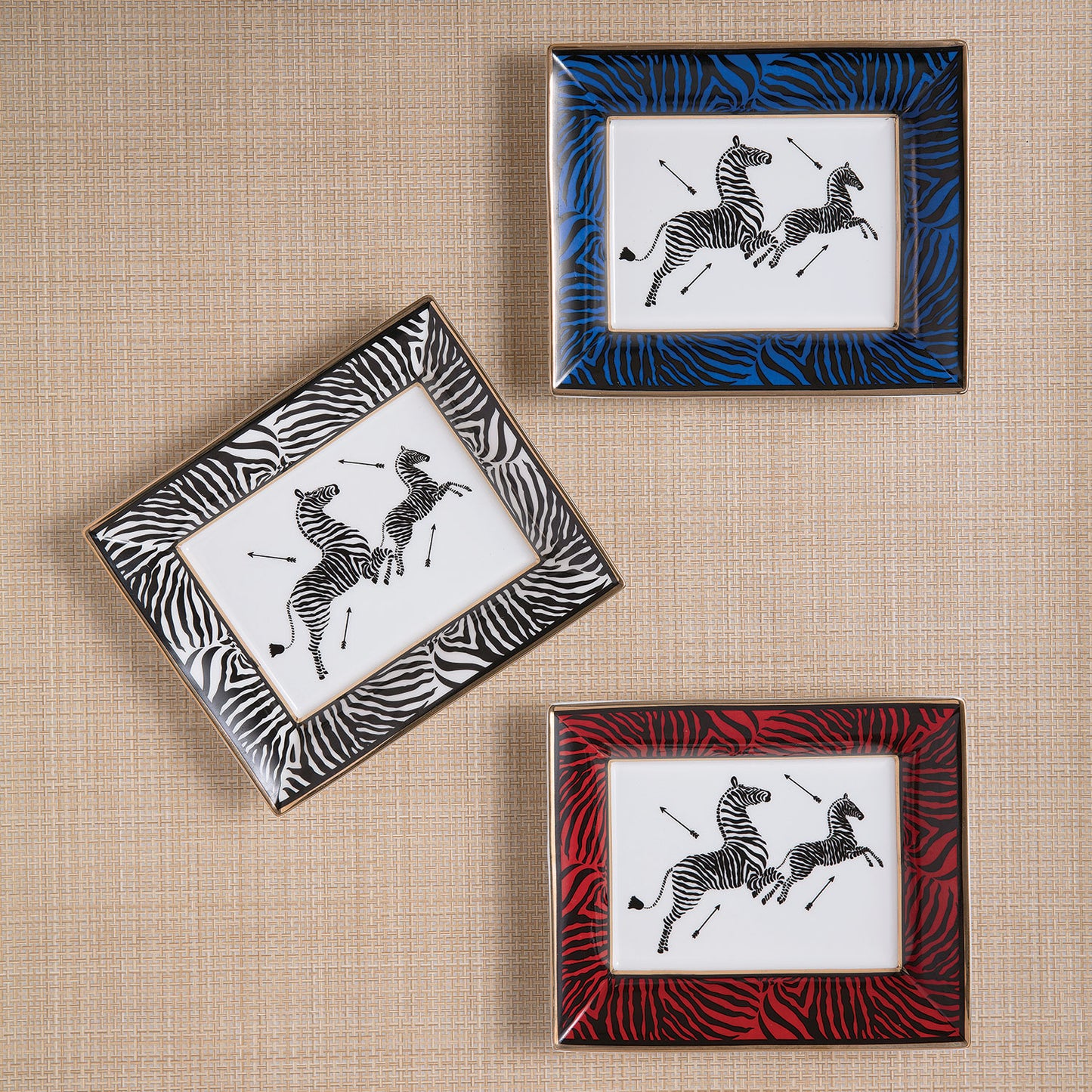 Zebra Plates (set of 3)