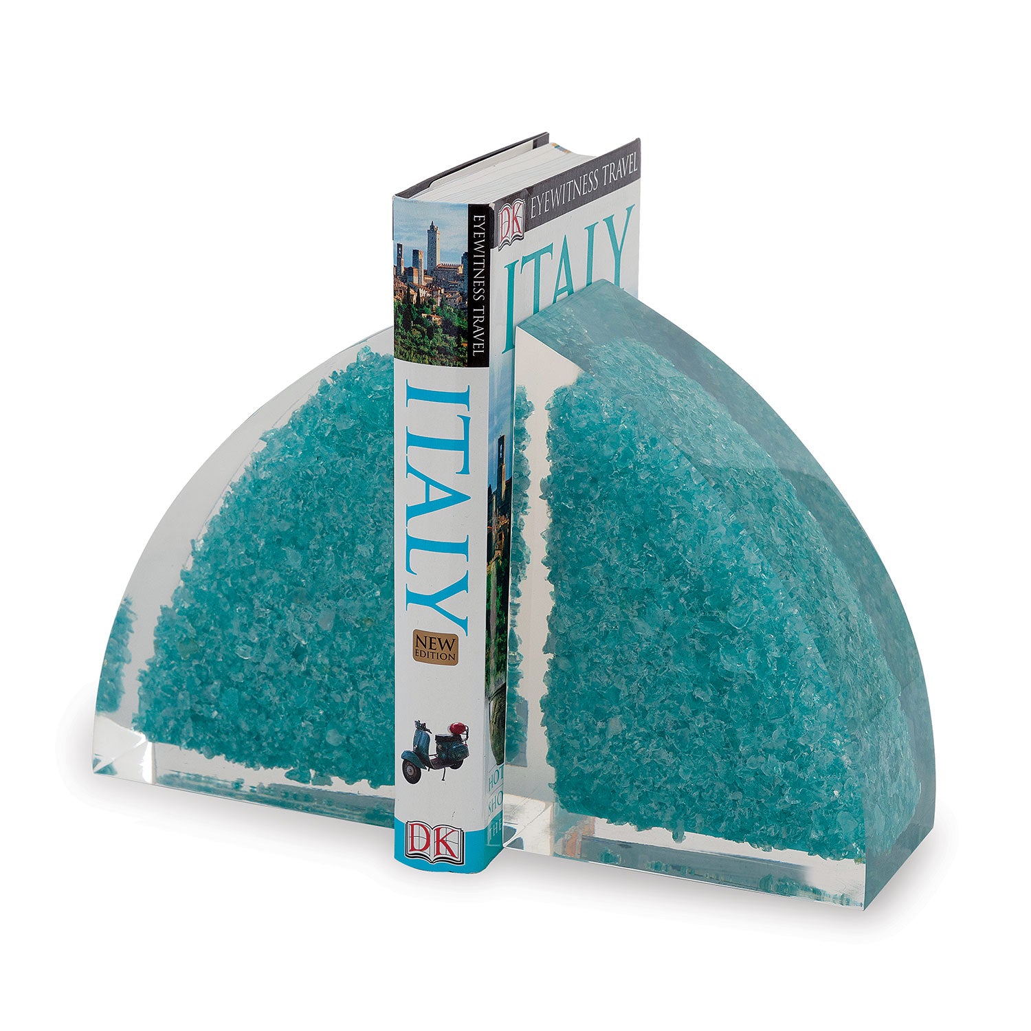 Stoneridge Turquoise Moon Bookends--pair