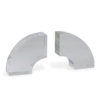 Nolan Crystal Bookends--pair