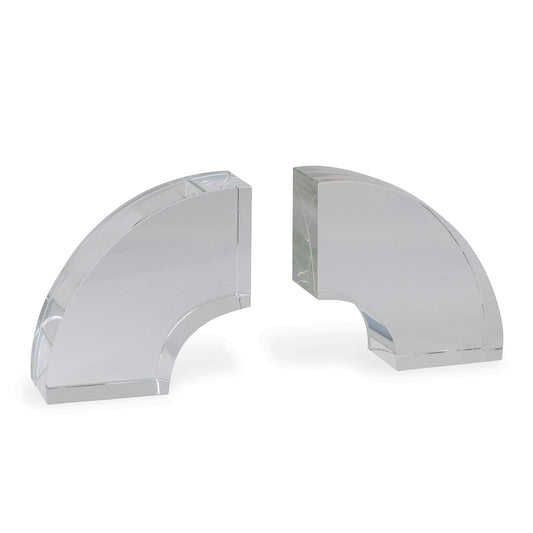 Nolan Crystal Bookends--pair