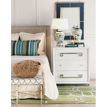 Bedford Silver Mirror / Breeze Blue