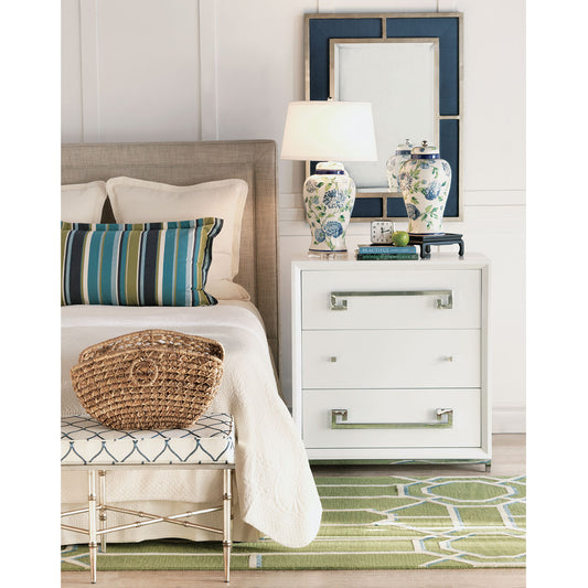 Bedford Silver Mirror / Breeze Blue