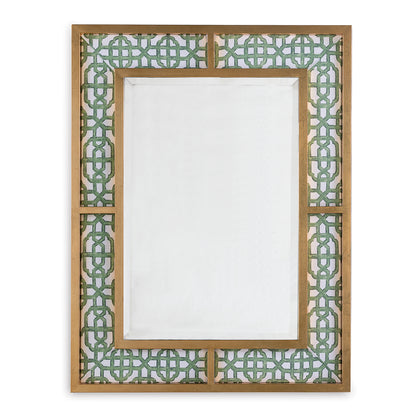 Bedford Mirror Gold "Levens Trellis"