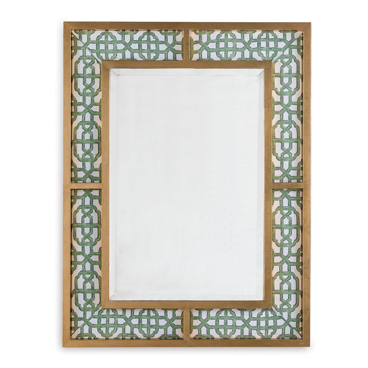 Bedford Mirror Gold "Levens Trellis"