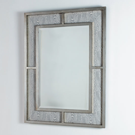 Bedford Mirror Silver - Faux Bois