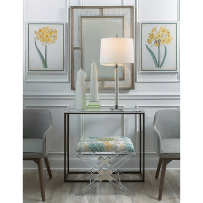 Bedford Mirror Silver - Faux Bois