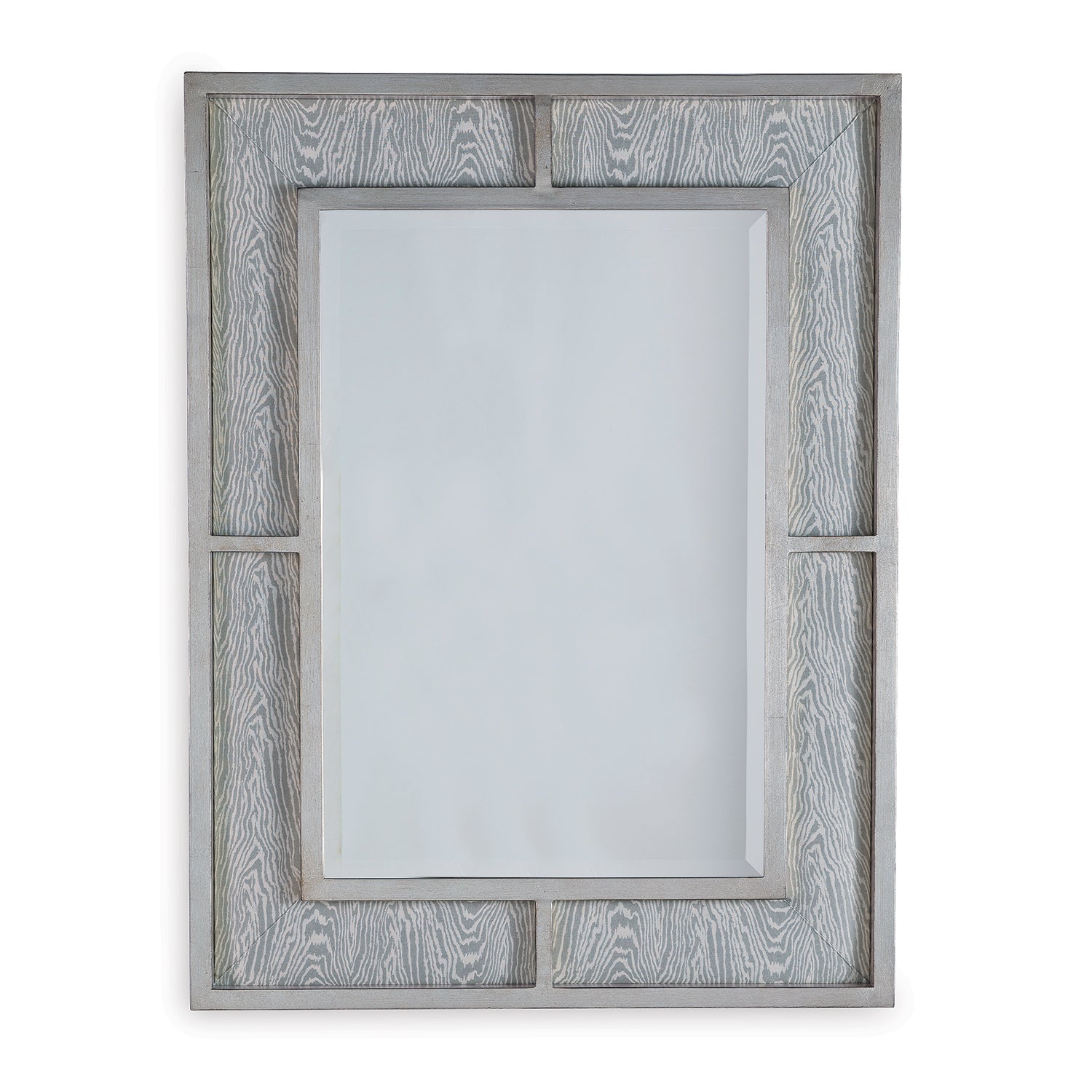 Bedford Mirror Silver - Faux Bois