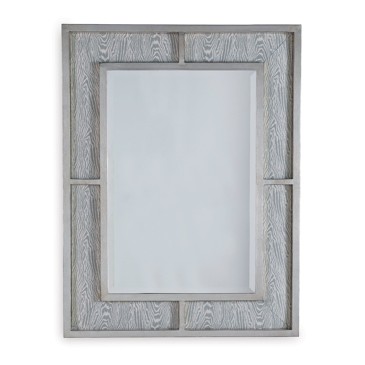 Bedford Mirror Silver - Faux Bois