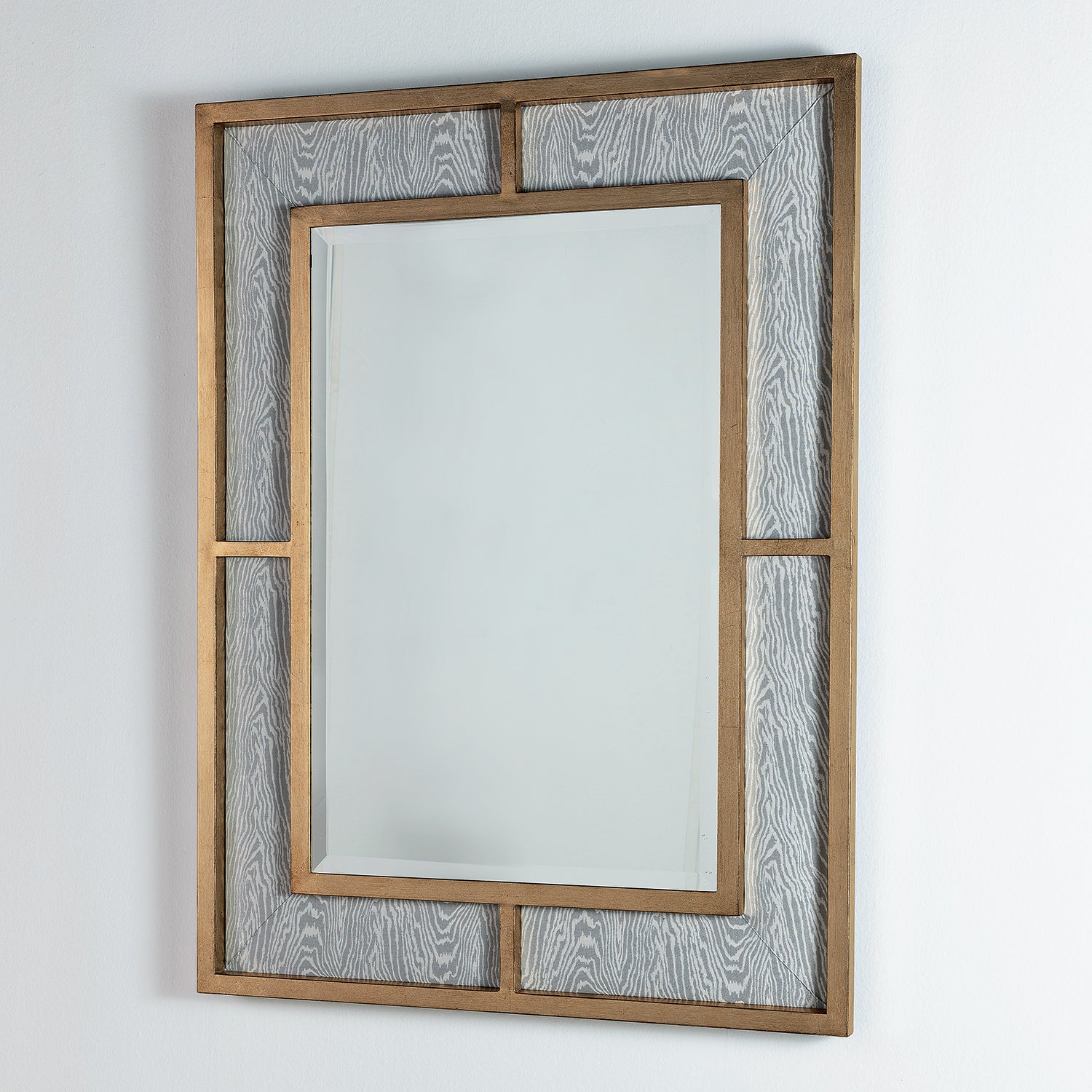 Bedford Mirror Gold - Faux Bois