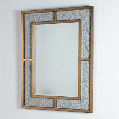 Bedford Mirror Gold - Faux Bois