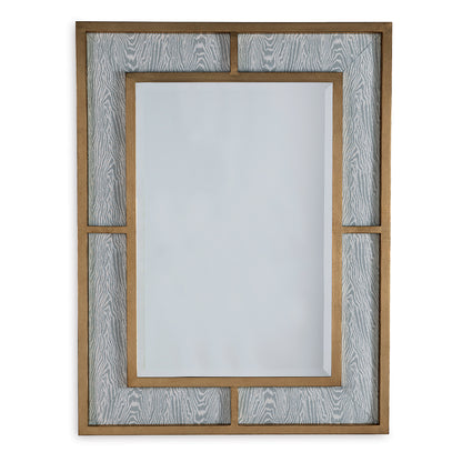 Bedford Mirror Gold - Faux Bois