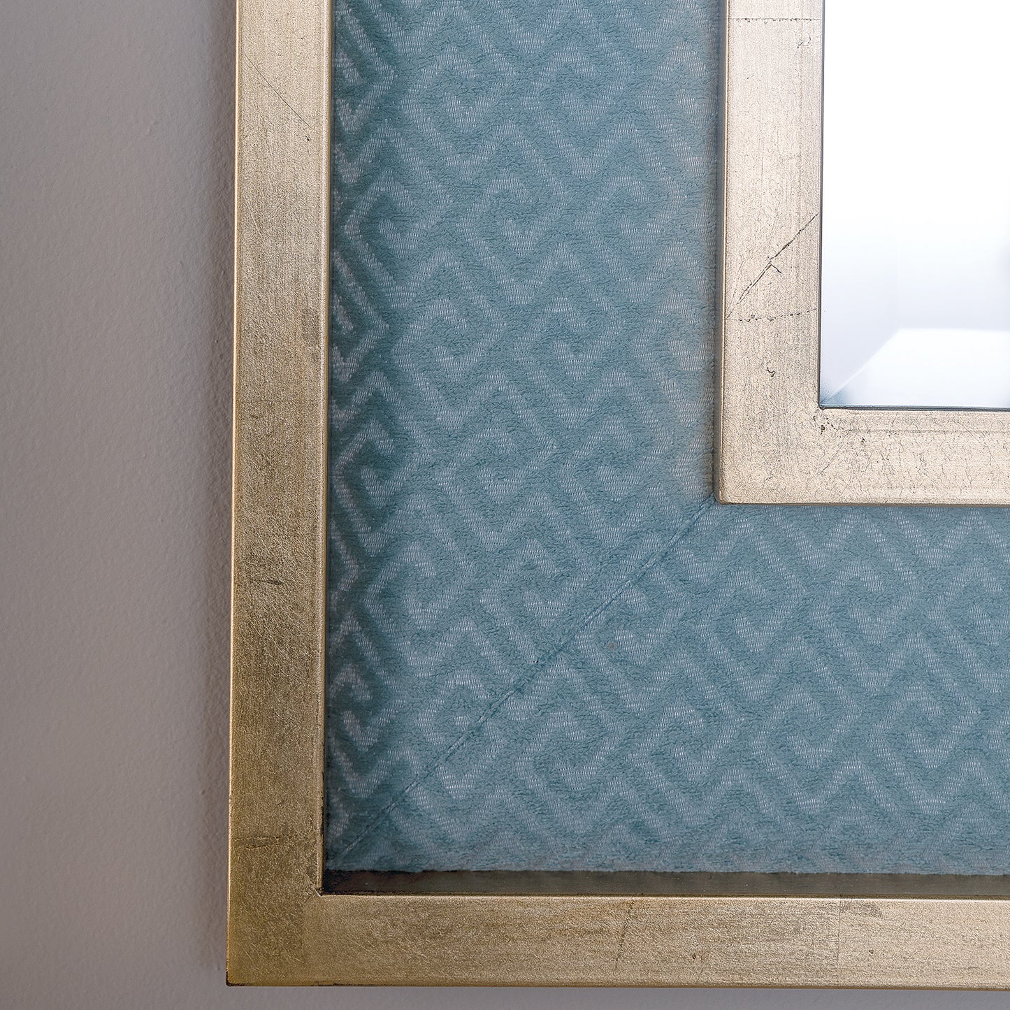 Bedford Gold Mirror / Nigel Celadon Fabric