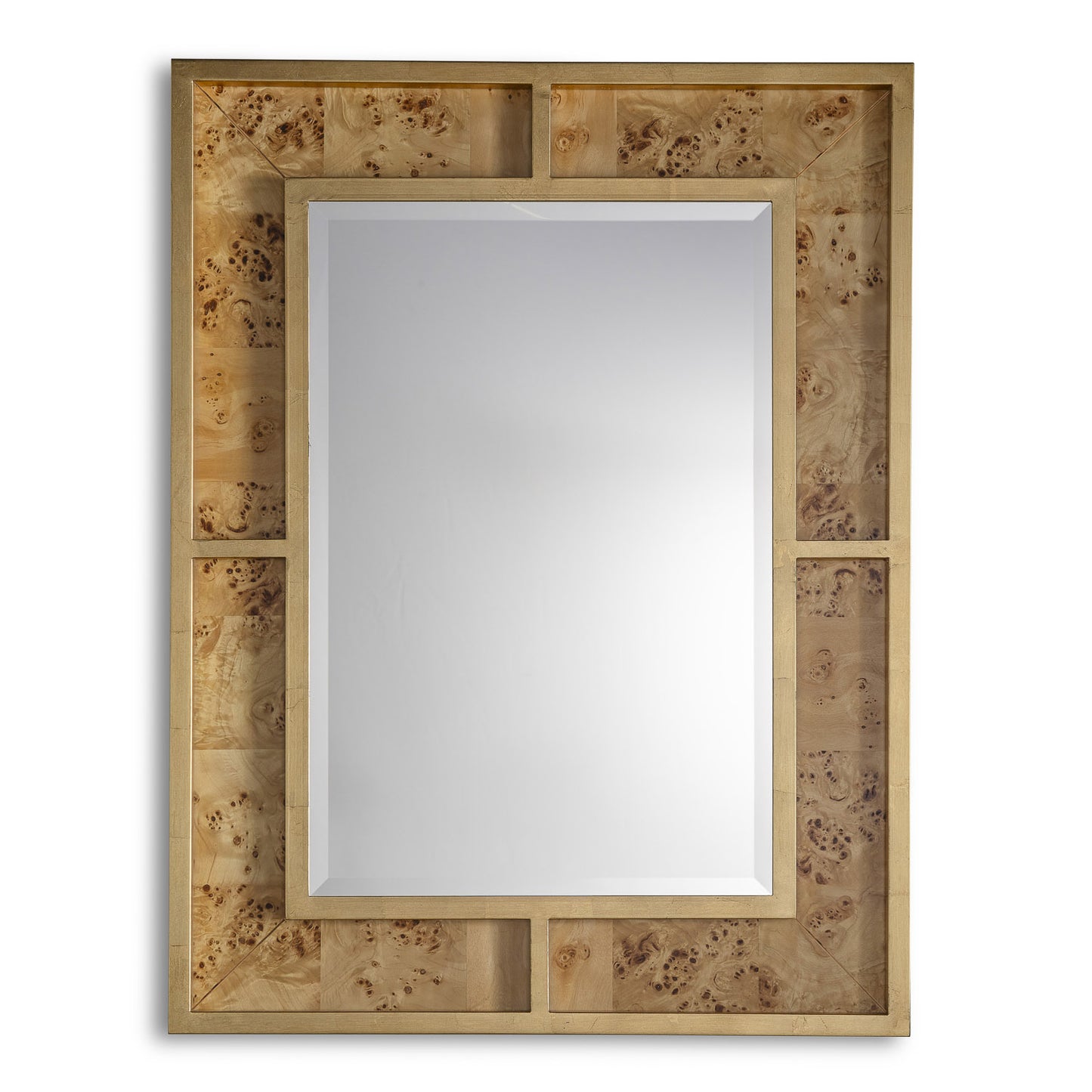 Bedford Gold Monarch Burl Mirror