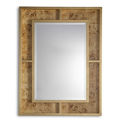 Bedford Gold Monarch Burl Mirror