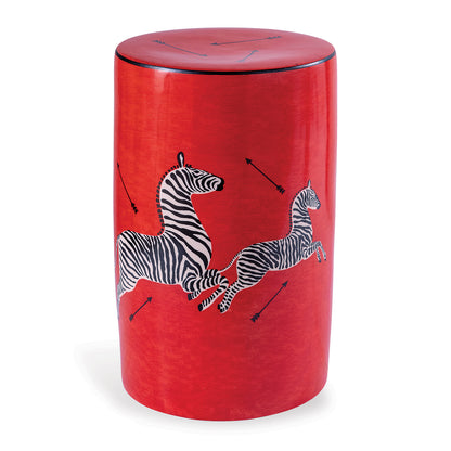 Zebra Red Stool